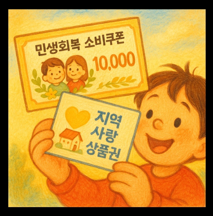  소비쿠폰과 지역사랑상품권, 사용처 완전분석