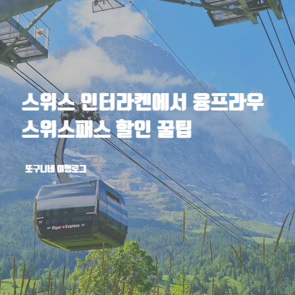  스위스 인터라켄에서 융프라우 가는법 가격, 융프라우요흐 산악열차 아이거익스프레스 스위스패스 할인 꿀팁