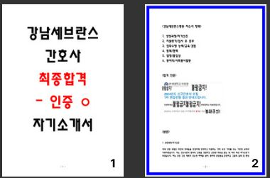  [팁] 강남세브란스병원 합격 자소서 모음
