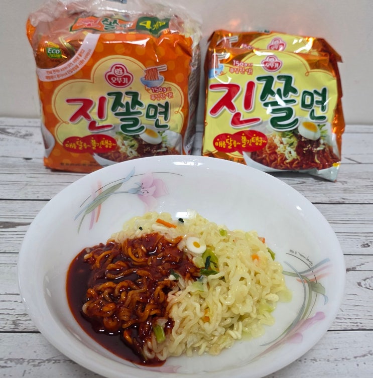  오뚜기 진쫄면 솔직 후기｜리뉴얼된 쫄면 비빔라면 여름 최애템
