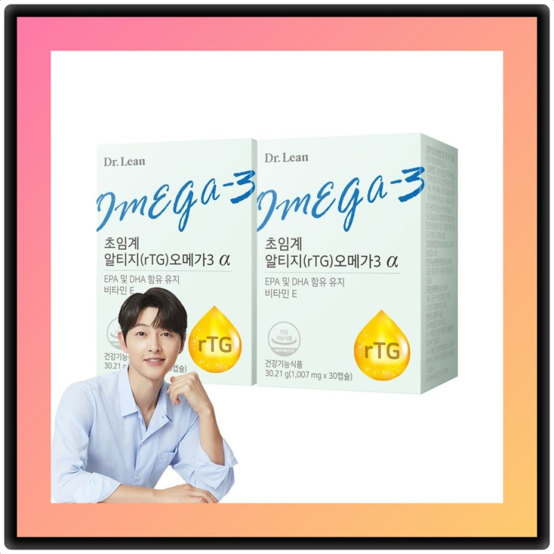 닥터린 초임계 알티지 오메가3 알파 똑똑하게 고른 오메가3, 흡수율의 비밀!