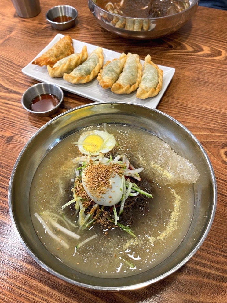  [신당역 맛집] 평옥 물냉면 수제 군만두 솔직후기