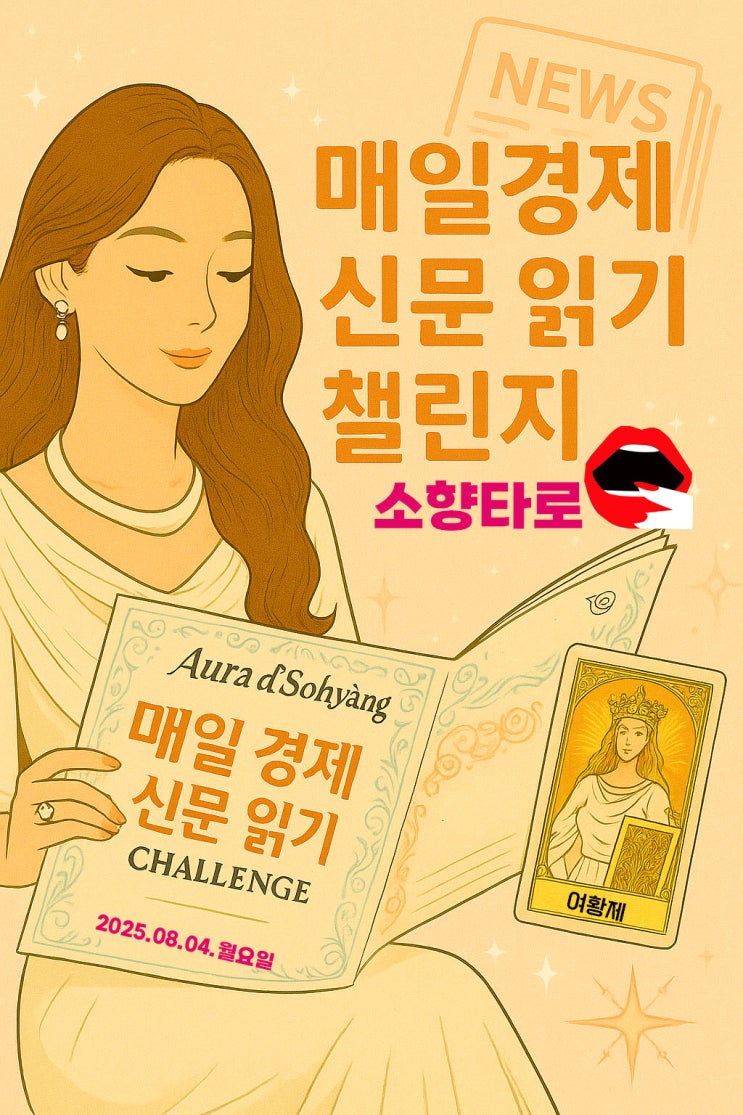 [경제] 매일경제신문읽기 챌린지 - 2025년 8월 4일 월요일
