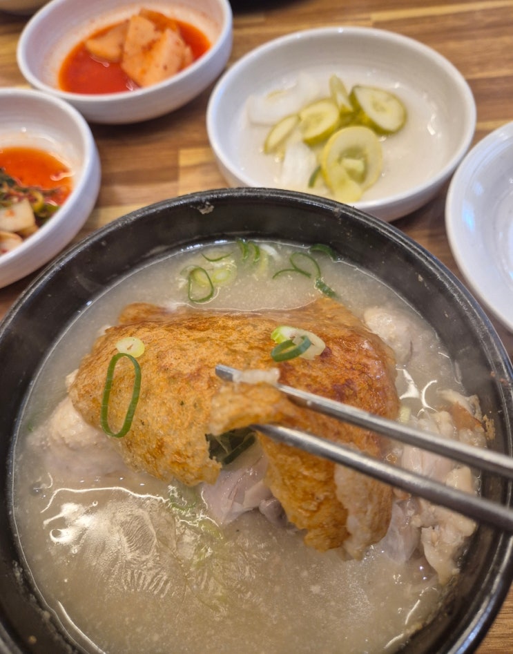  센트럴파크 맛집- 이우철 누룽지 삼계탕 내돈내산