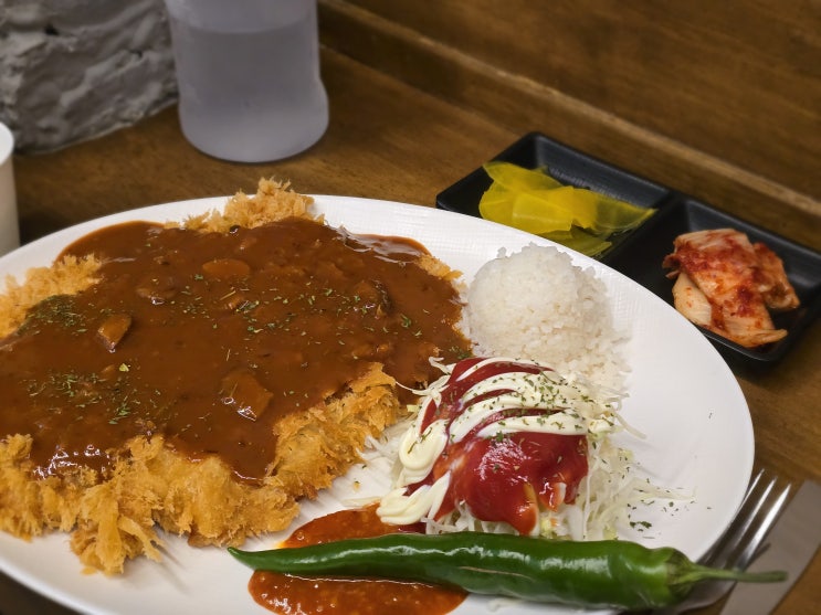  남영동 우동국수 왕돈까스 맛집｜즉석 우동과 바삭한 돈까스 조합 끝판왕