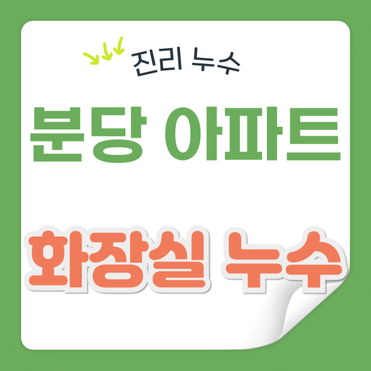  분당 화장실 누수 아파트 욕실 욕조 역류 곰팡이 문제 해결 방법