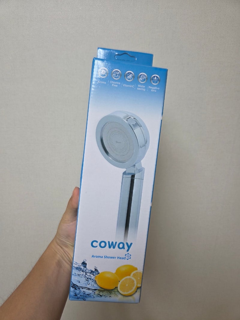 코웨이 샤워헤드 아로마 비타민C 샤워필터 교체 후기