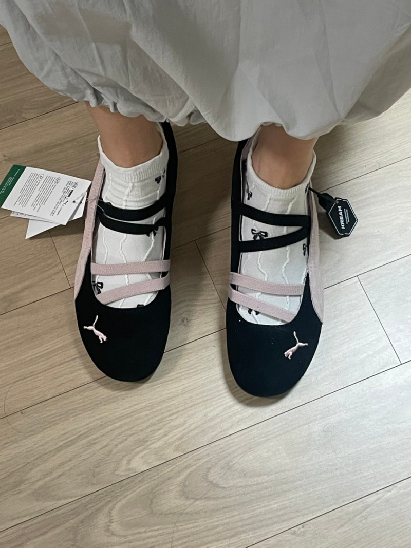 [리뷰] 퓨마 스피드캣 발레 스웨이드  블랙핑크 크림 구매 후기