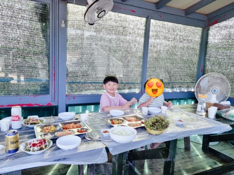 가성비갑-대부도 바다의 별펜션 극성수기1박 23만원에 다녀옴