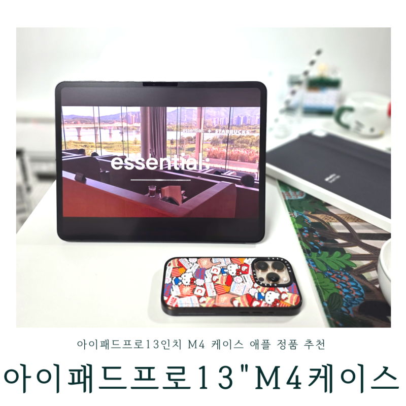 아이패드프로13인치 M4 케이스 애플 정품 실사용 후기