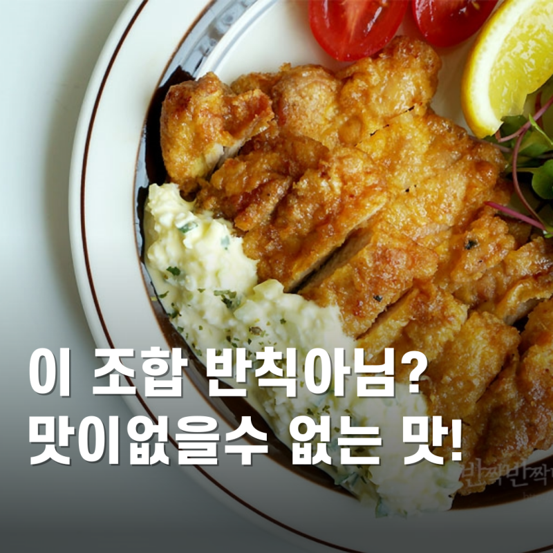 치킨난반 만들기 난반소스와 타르타르소스 조화