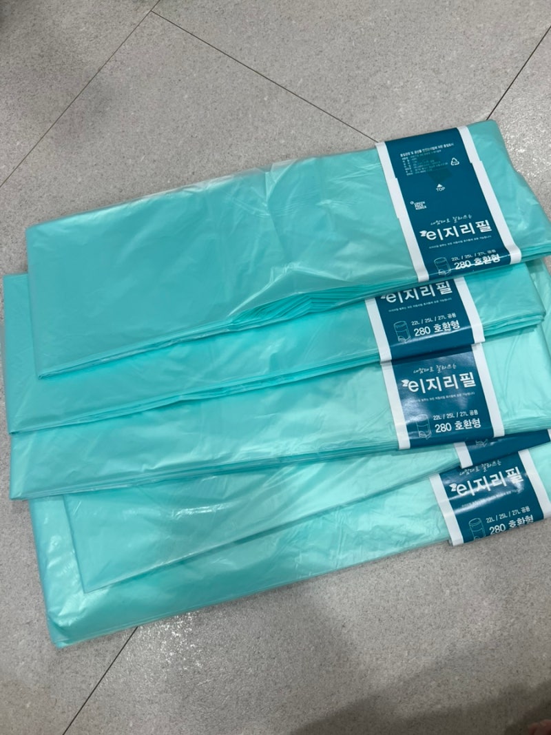 매직캔 리필봉투 280 호환 이지리필 교체해봤어요