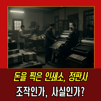  대한민국을 뒤흔든 위조지폐가 던진 충격 메시지