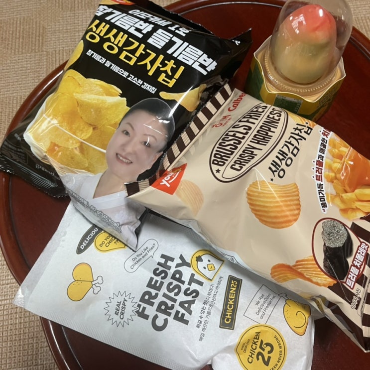  GS25 편의점 신상 간식 후기, 프로즌 망고 소르베부터 감자칩까지