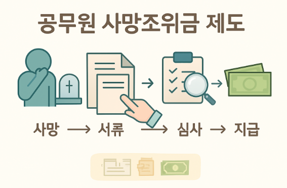 공무원 또는 가족 사망 시 부조금 받는다? 사망조위금 대상 및 청구 방법