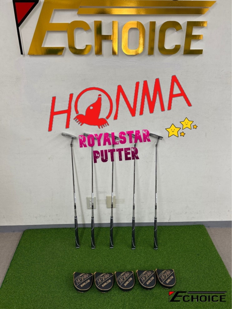 [혼마]다른 퍼터와 안정감과 묵직함이 다른 HONMA ROYALSTAR 퍼터