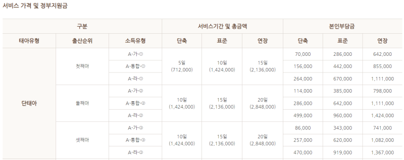 화성시 정부지원 산후도우미 지원금 및 방법 / 동탄 업체, 상담 후기