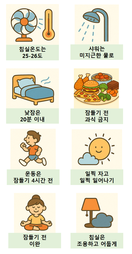  열대야만 되면 잠 못 드는 당신, 이런 습관 바꿔보세요