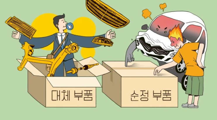 車 수리 때 순정 부품 대신 '대체 부품' 쓰라고?