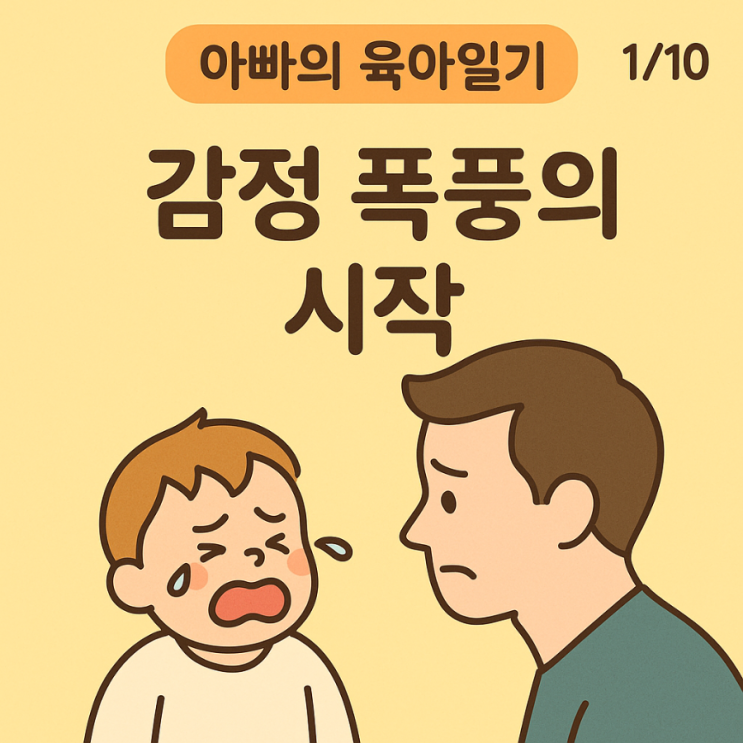  [아빠의 육아일기] 두 돌 아이, 감정 폭풍의 시작