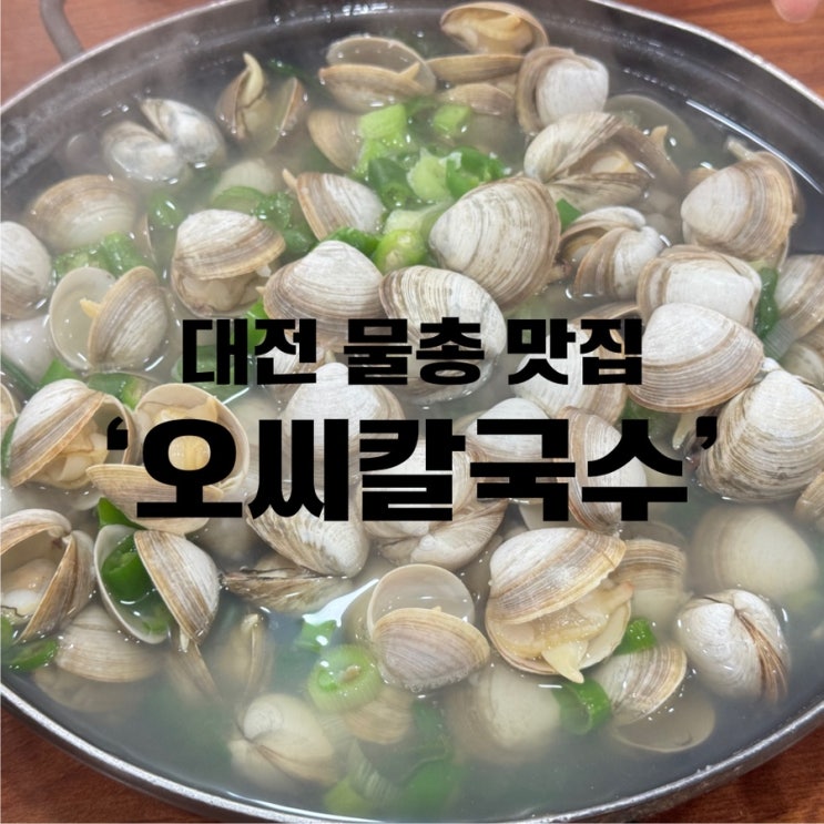  대전맛집 오씨칼국수 본점에서 물총 제대로 즐기기