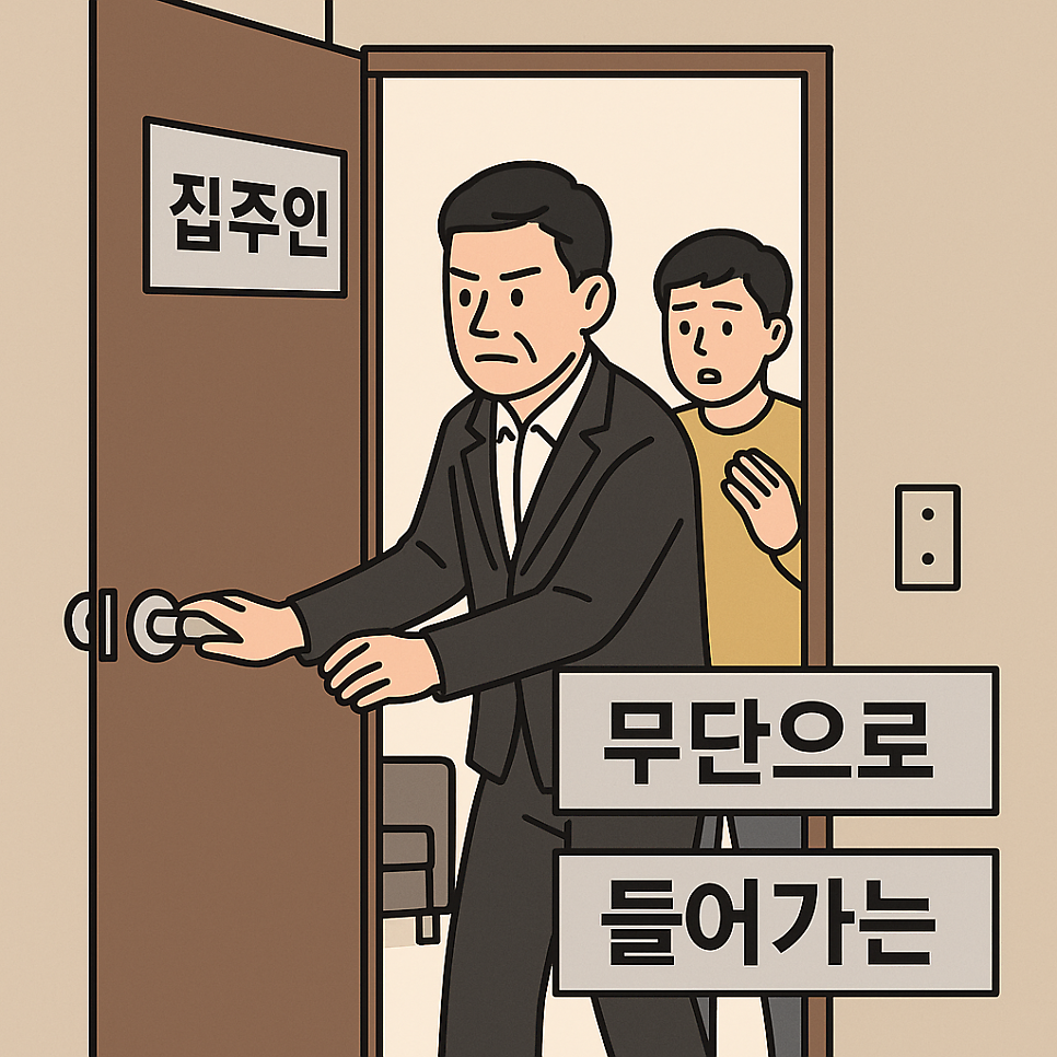 [울산 변호사] 집주인의 무단출입, 주거침입죄 될 수 있습니다