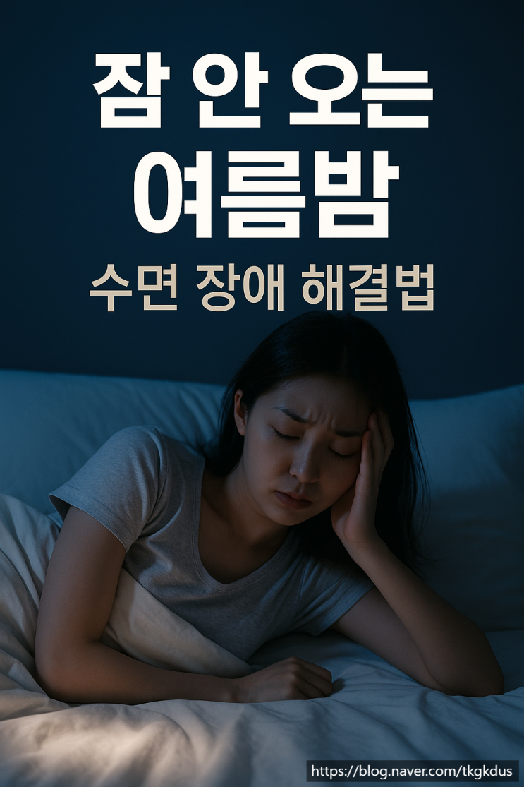   지금 안 보면 후회합니다!여름철 수면 장애 해결법 7가지