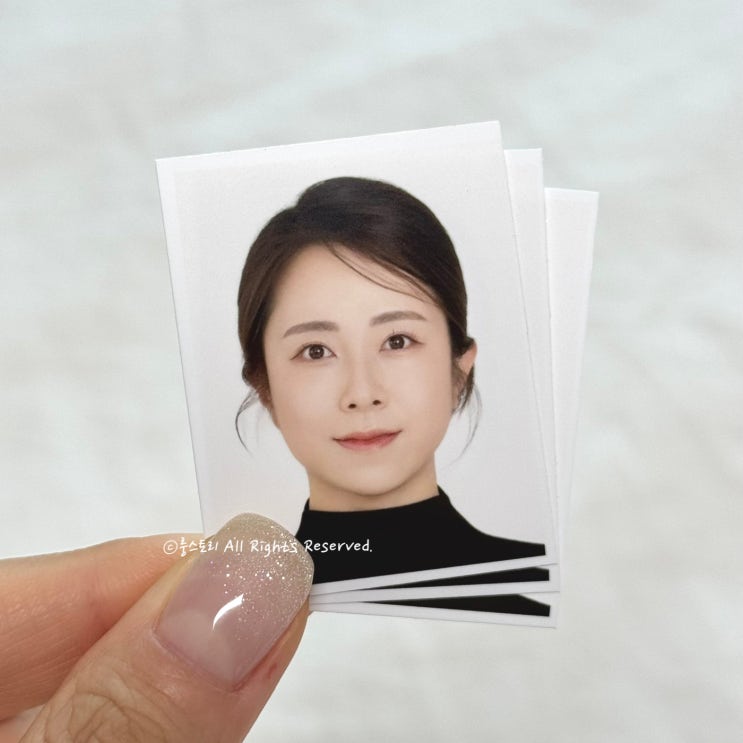  안양일번가 사진관 설렘스튜디오 여권사진 촬영 크기 규격
