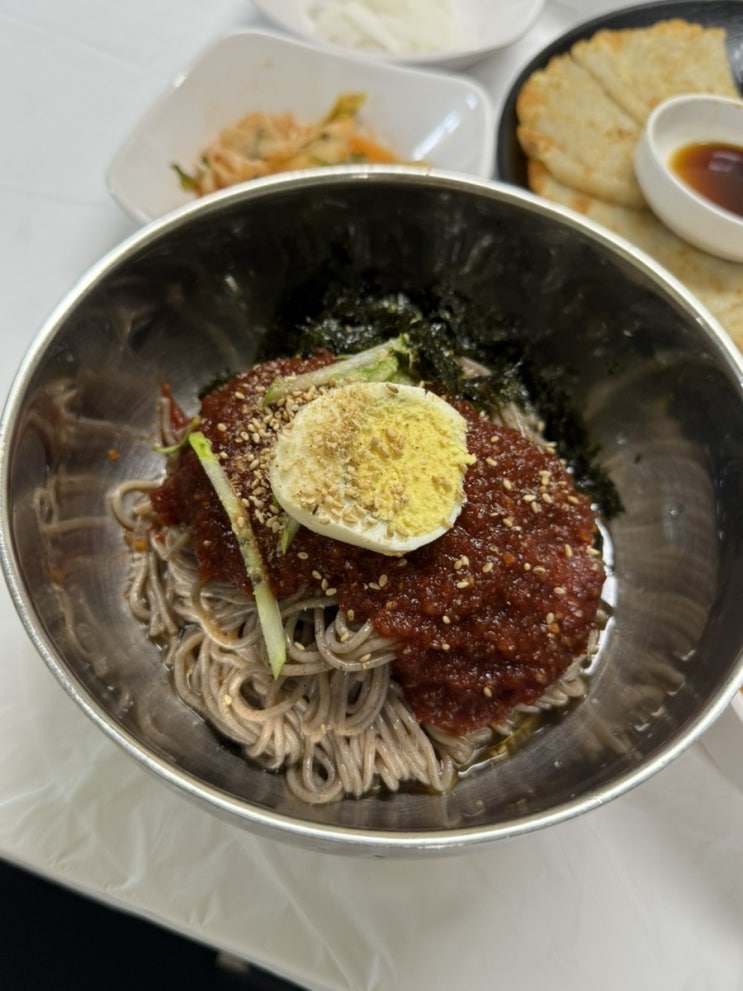 영월 맛집 술샘막국수 메밀막국수와 감자전!