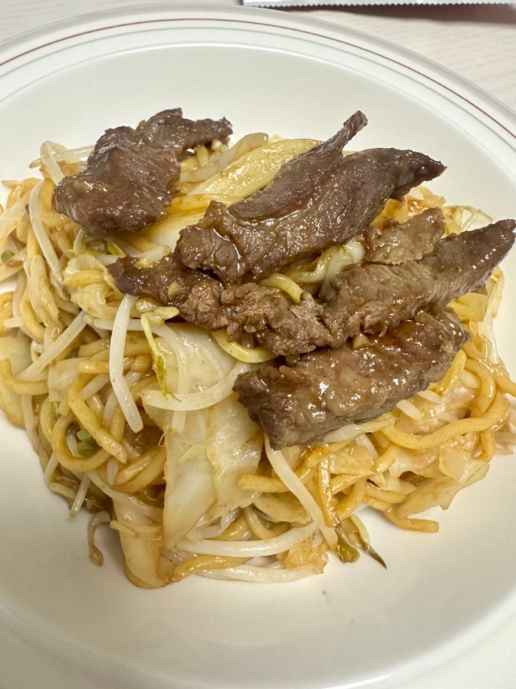  다카모리 야끼소바(gs프레쉬) 매운맛 사서 볶아먹기