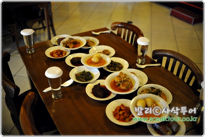  발리 차량기사 빠당요리 맛집 소개