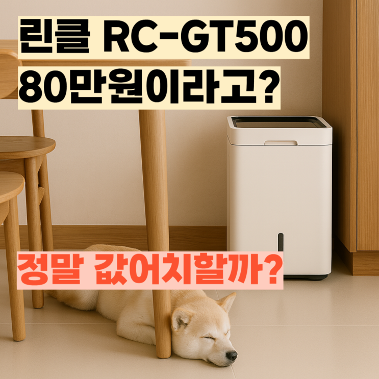  린클 RC-GT500 음식물처리기 리뷰, 예상과 달랐던 점들