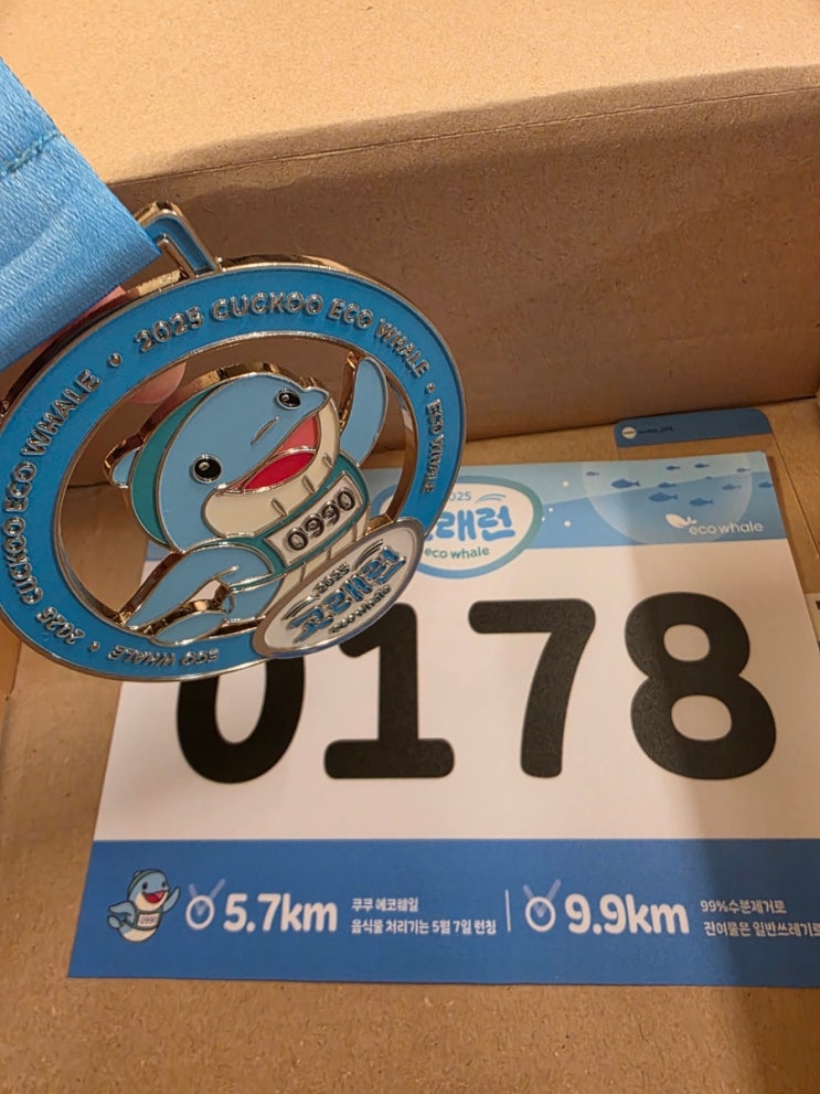  2025 에코웨일 고래런 9.9km 완주 후기(내돈내산, 마라톤)