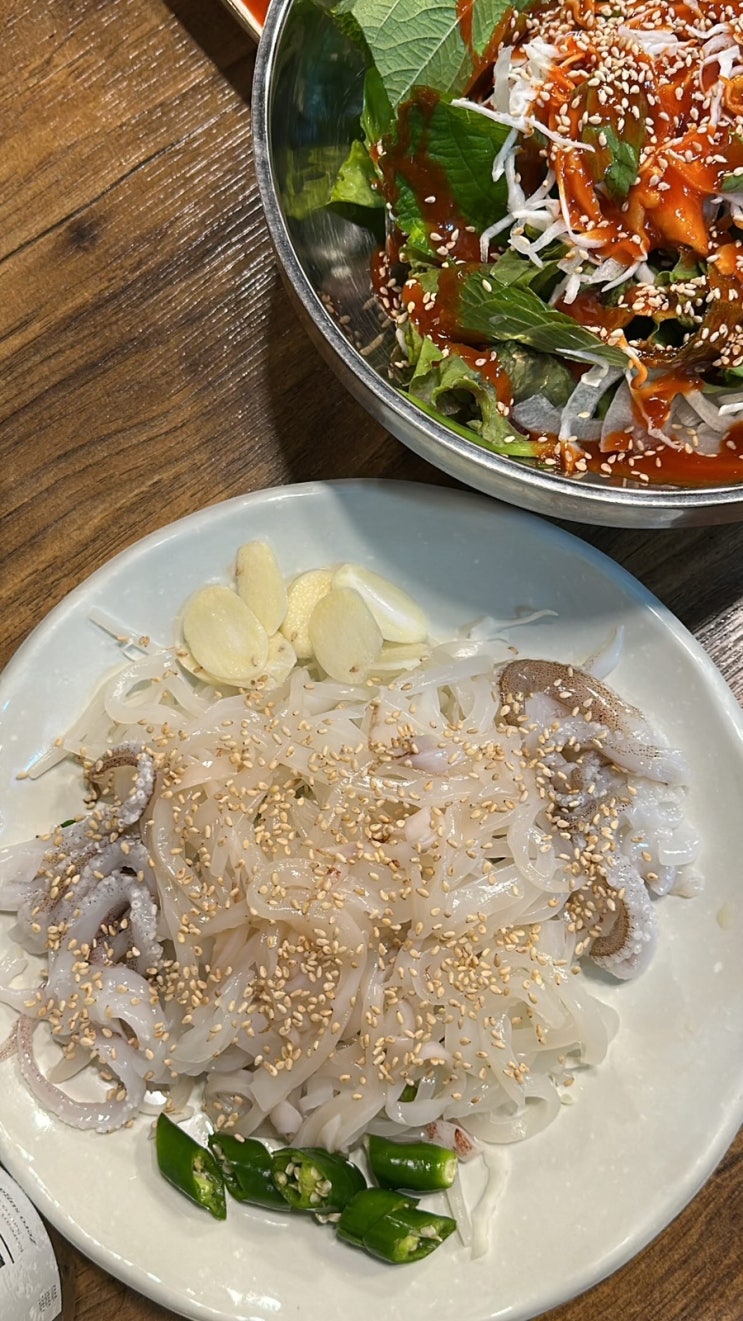  [영등포] 어마어마한 맛집 만석꾼에서 한치회랑 동태탕 뿌신 후기