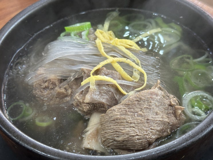  강릉 성남동 중앙시장 근처 갈비탕 현지인맛집 시나미왕갈비탕
