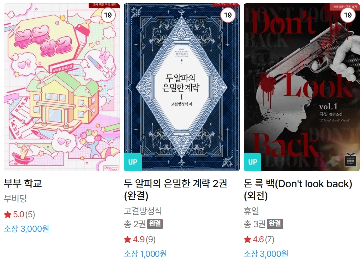  BL소설 신간) 25년 08월 05~06일 신간