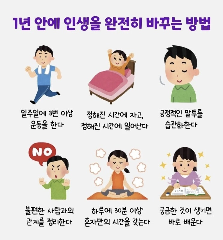  1년 안에 인생을 완전히 바꾸는 방법
