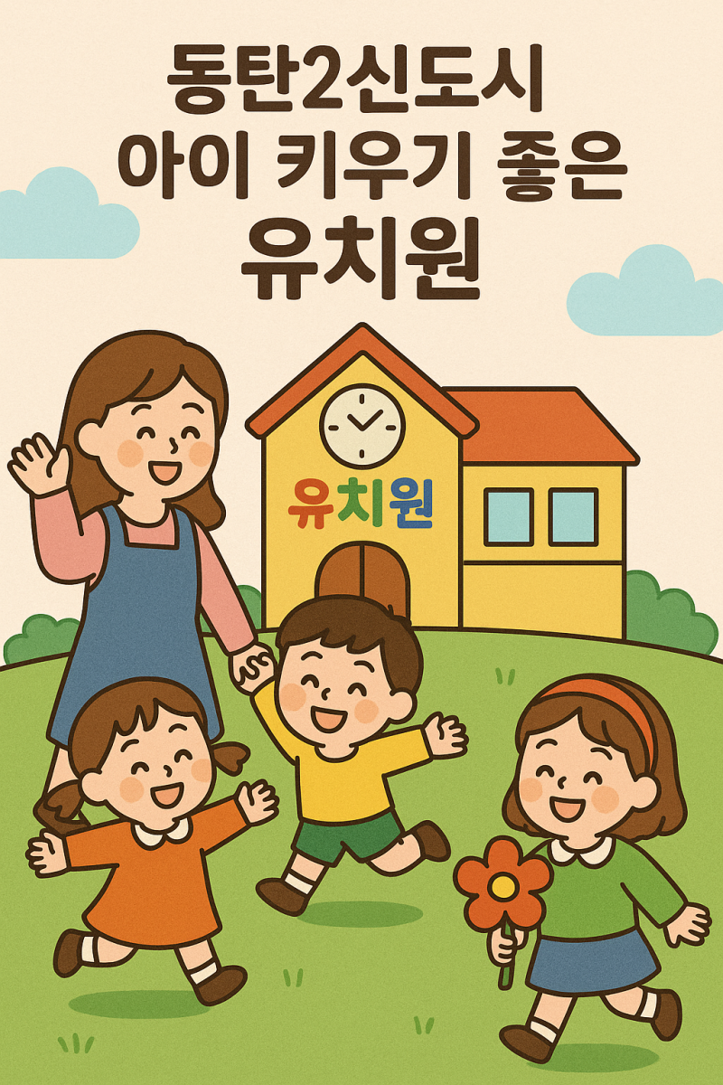 동탄 2신도시 아이 키우기 좋은 유치원 & 어린이집 TOP 3