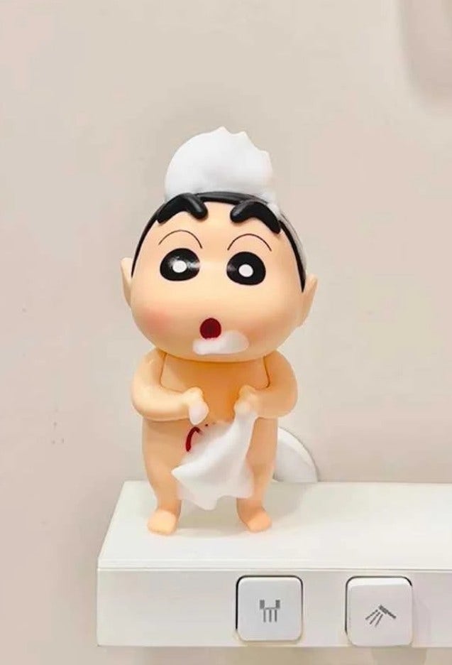  짱구 피규어 대형 개구리 흰둥이 커스텀