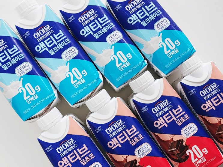  가볍게 즐기는 운동후단백질, 일동후디스 하이뮨액티브제로