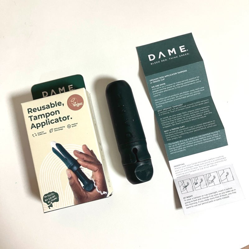 탐폰 초고수 근데 친환경을 곁들이고 싶다면 [데임 DAME 다회용 어플리케이터] 실사용 후기