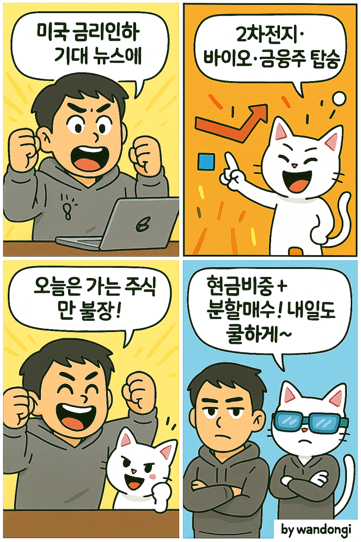   [WD경제소식] 2025.08.05 미국증시·코스피 요약 + 오늘의 테마주 완전정복!