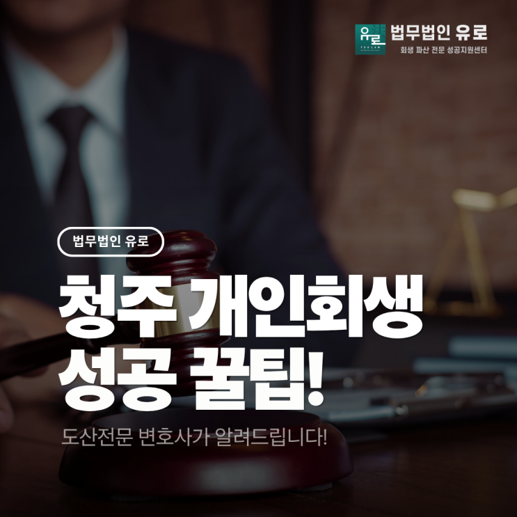  청주 개인회생 절차 이렇게 하면 100% 성공합니다.[도산전문 변호사가 알려드립니다.]
