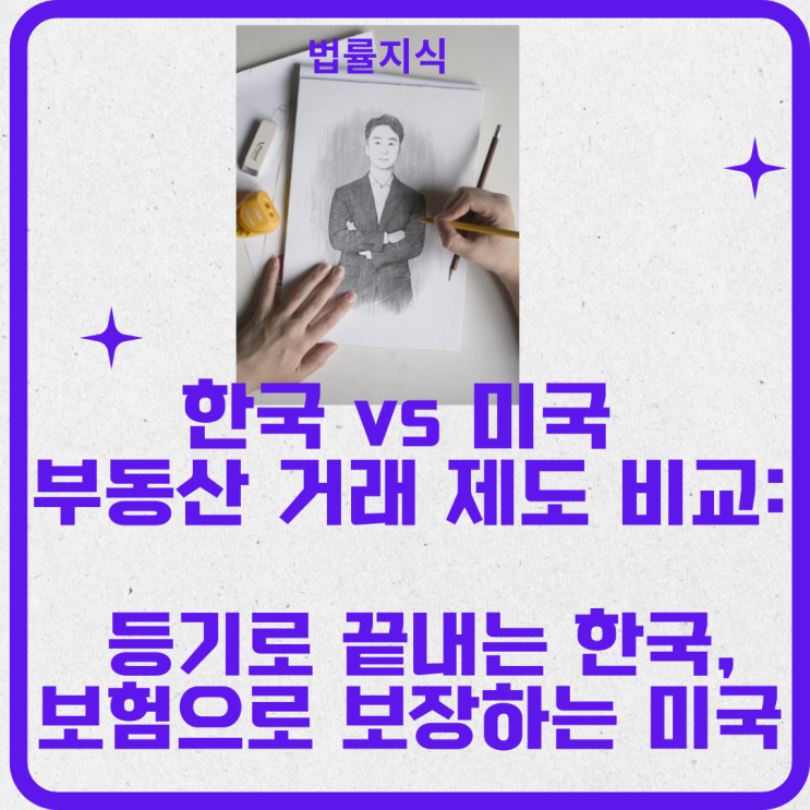  한국 vs 미국부동산 거래 제도 비교:등기로 끝내는 한국,보험으로 보장하는 미국