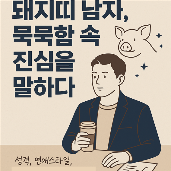  묵묵한 신뢰의 남자, 돼지띠 남성