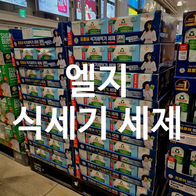 엘지 식기세척기 세제 프로쉬 식세기 세제 추천