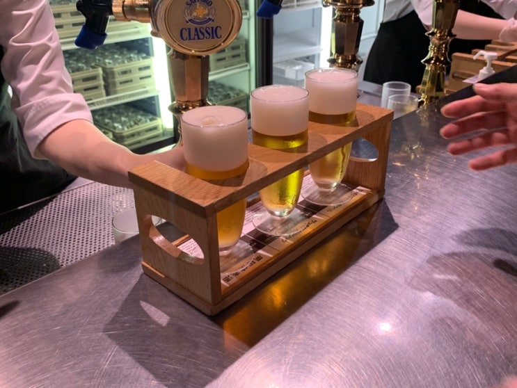  삿포로 맥주 박물관 플래터 시음 투어