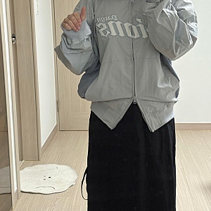삼성라이온즈X산산기어 자켓 그레이S 후기 실착有