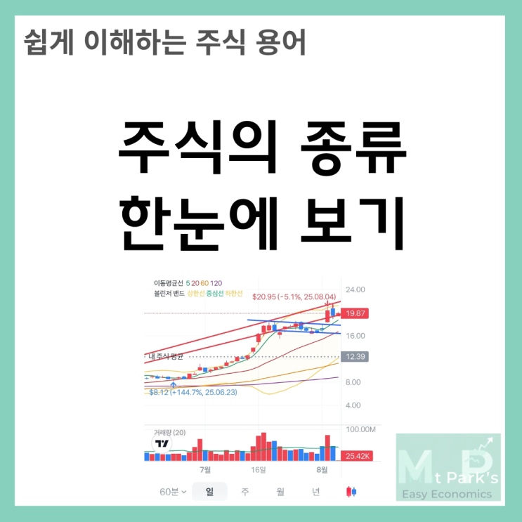  주식의 종류 한눈에 보기 – 보통주, 우선주, 다양한 주식 구분 총정리