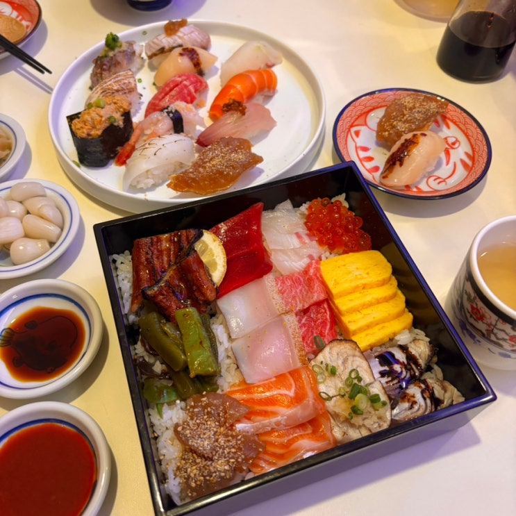  [미키스시] 성수역 맛집 기차역 컨셉의 일본여행 온듯한 초밥 일식